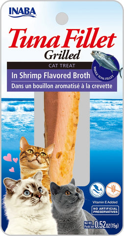 Grilled Tuna in Shrimp Broth