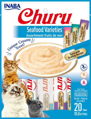 Churu Seafood Varieties Bag 20 Tubes